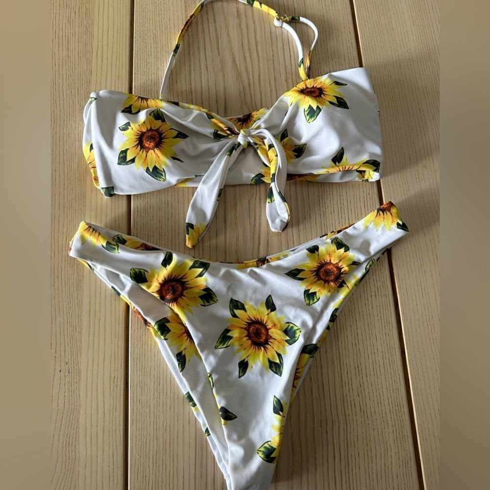 Zaful sunflower bikini Large